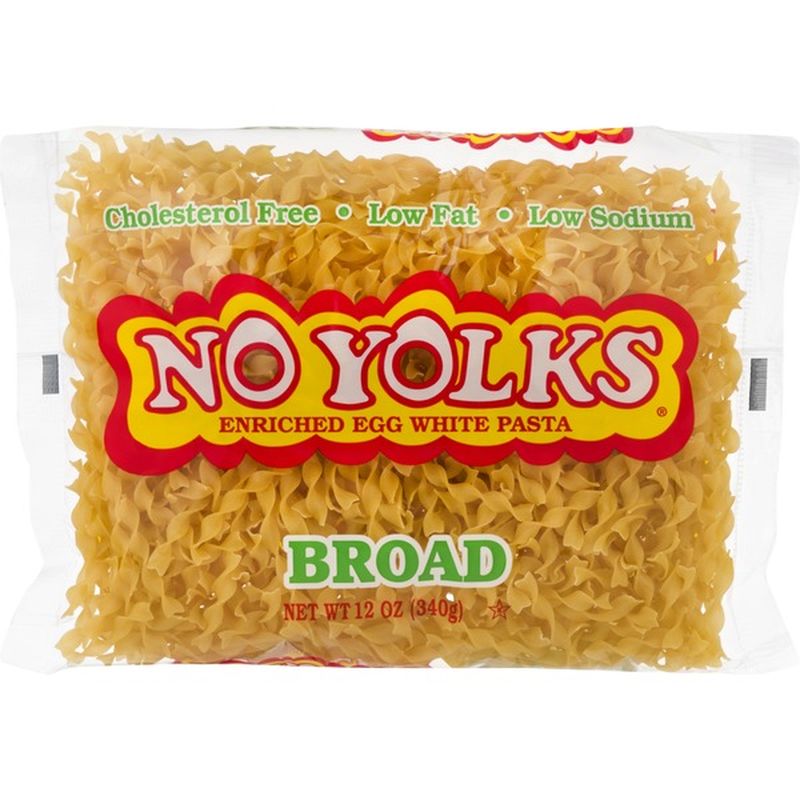 No Yolks Broad Enriched Egg White Pasta 12 Oz From Randalls Instacart