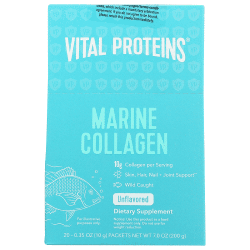 Vital Proteins Collagen Marine Unflavored Packets 20 Each From Sprouts Farmers Market 6051