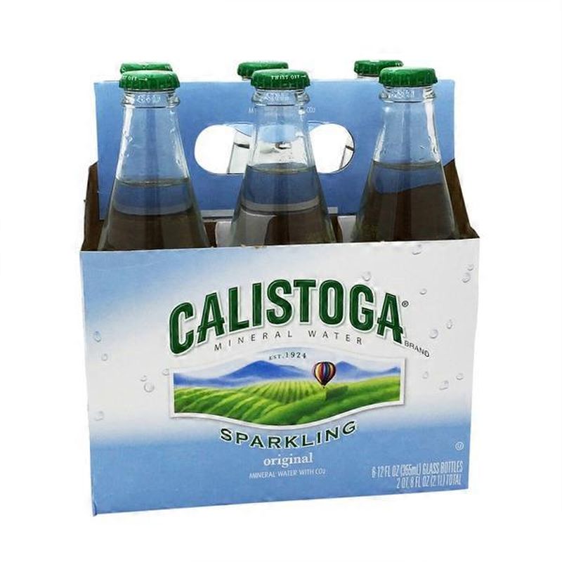 Calistoga Sparkling Mineral Water, Original (6 each) Delivery or Pickup ...