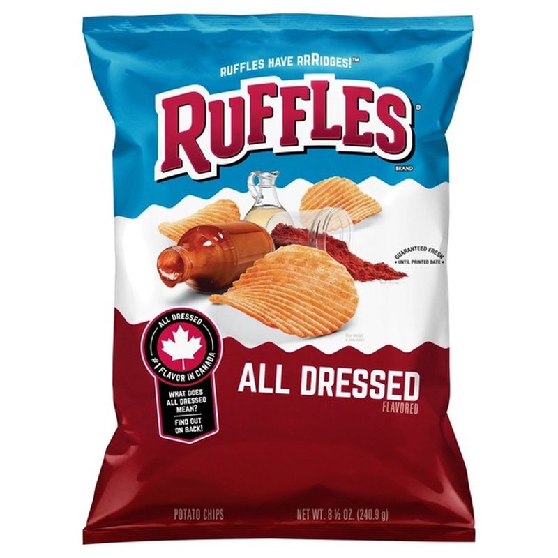 Ruffles All Dressed Potato Chips 8 5 Oz From Rite Aid Pharmacy 