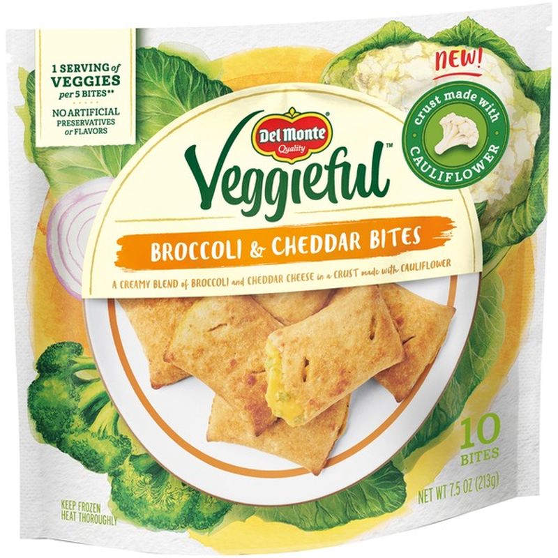 Del Monte Broccoli & Cheddar Bites (10 each) from Publix Instacart
