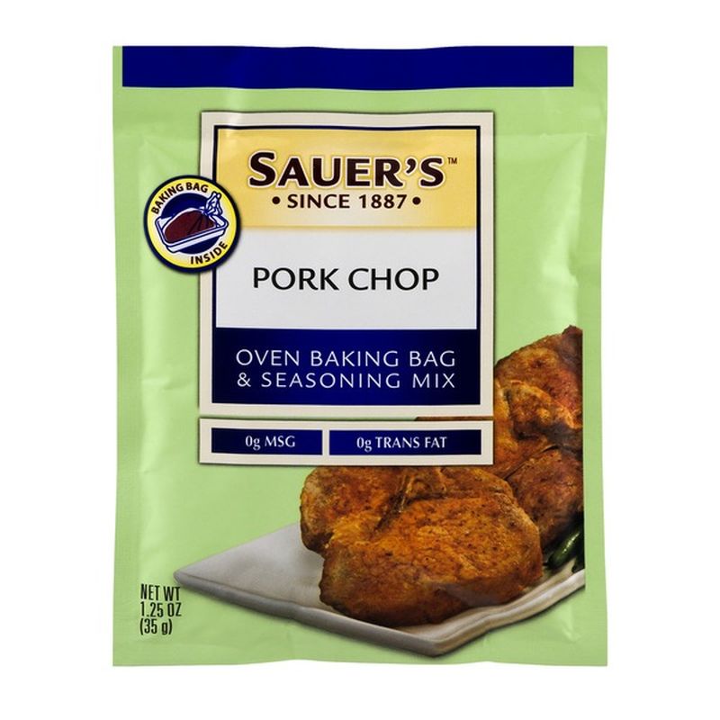 Sauer's Pork Chop Oven Baking Bag & Seasoning Mix (1.25 oz) Instacart