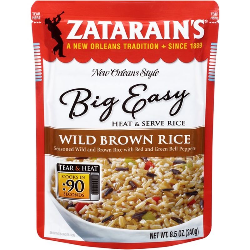Zatarain's Big Easy Wild Brown Rice (8.5 oz) Instacart