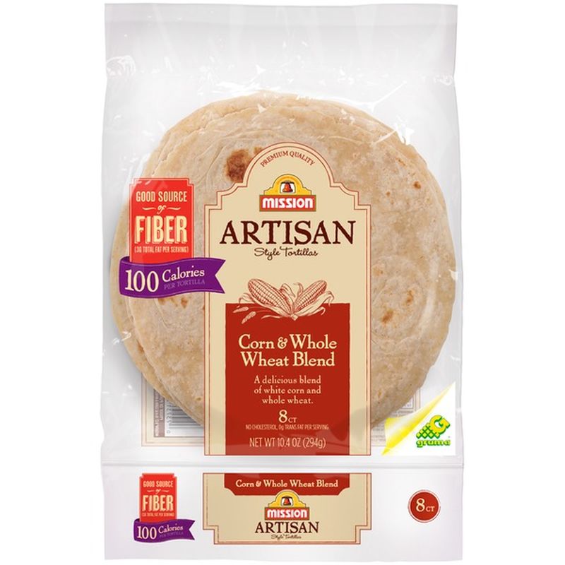 Mission Artisan Style Corn & Whole Wheat Blend Tortillas (10.4 oz