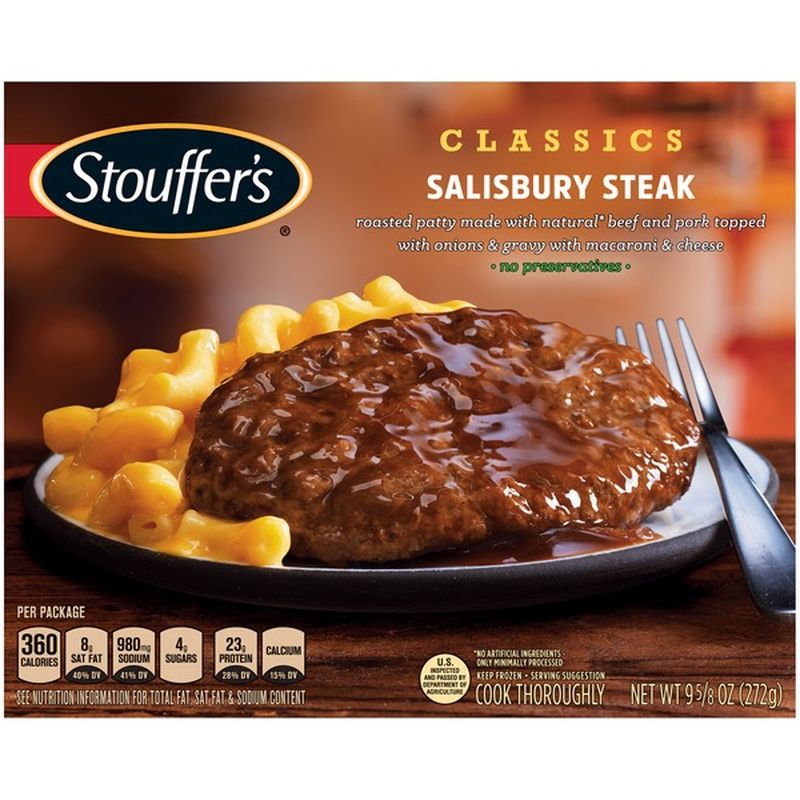 Stouffer's Salisbury Steak Individual Frozen Meal (9.625 oz) from H-E-B ...