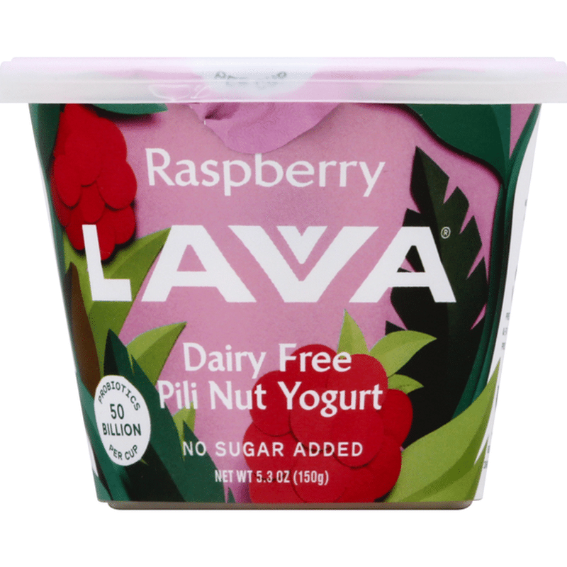 Lava Yogurt, Dairy Free, Raspberry, Pili Nut (5.3 oz) Instacart