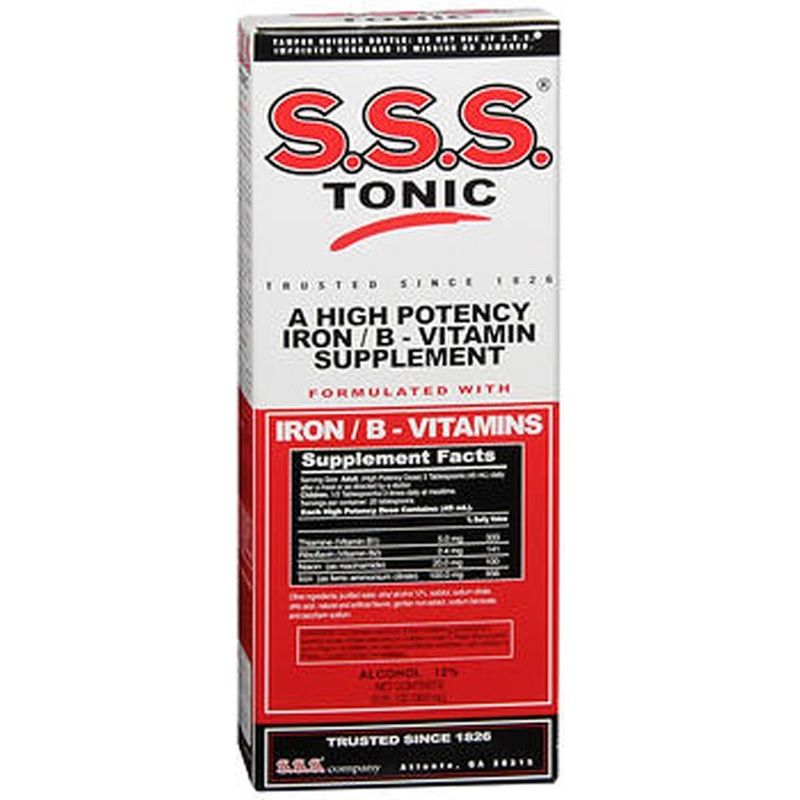 SSS Tonic High Potency Iron/B-Vitamin Supplement (10 Oz) - Instacart