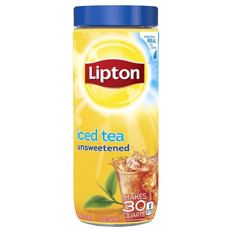 Lipton Iced Tea Mix Unsweetened (3 oz) from H-E-B - Instacart