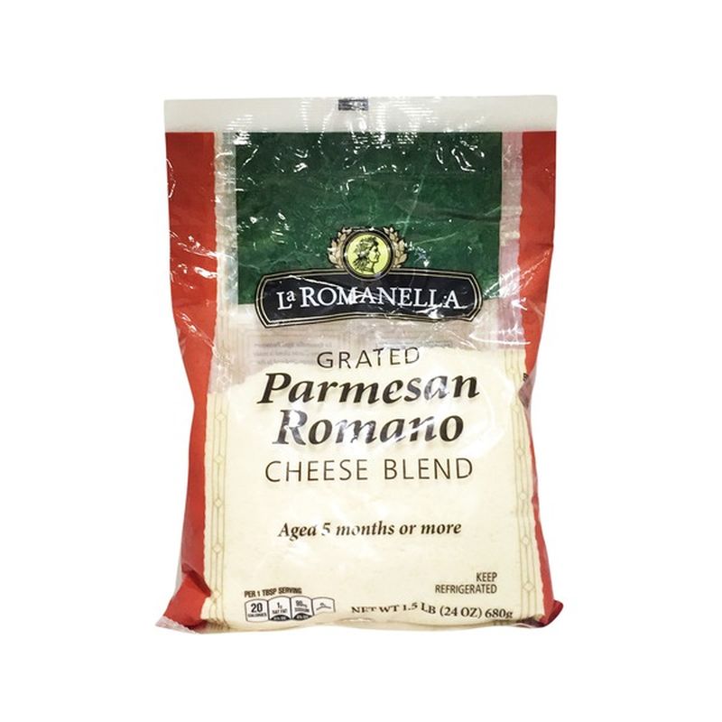 La Romanella Cheese Blend, Parmesan Romano, Grated (24 oz) Delivery or Pickup Near Me Instacart
