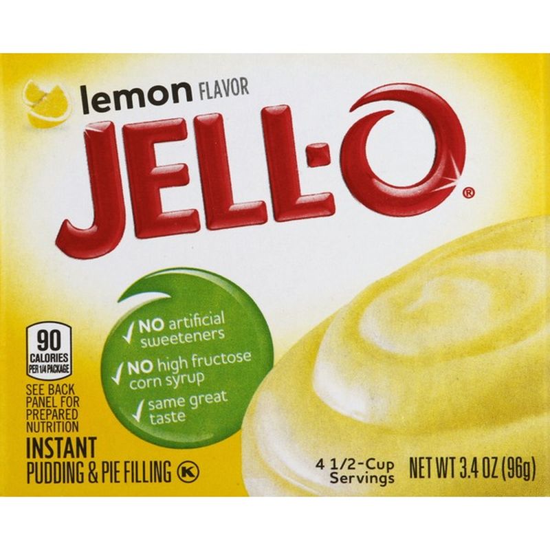 JellO Lemon Instant Pudding (3.4 oz) from Price Rite Instacart