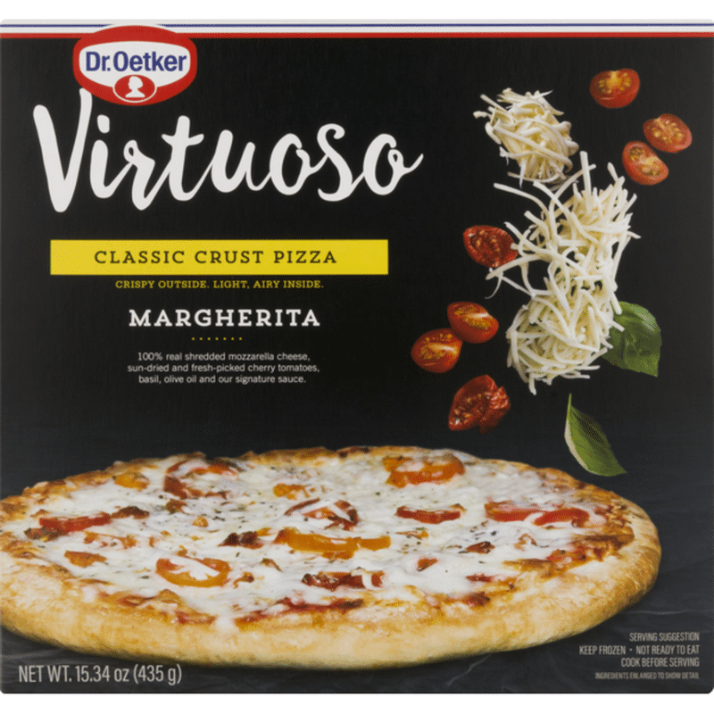 Dr Oetker Virtuoso Classic Crust Pizza Margherita 15 34 Oz Delivery Or Pickup Near Me Instacart