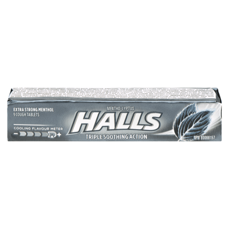 Halls Relief Extra Strong Menthol Cough Drops (9 ct) Instacart