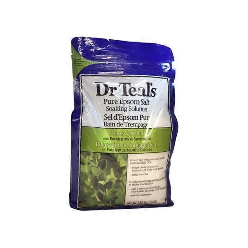Dr. Teal's Eucalyptus Epsom Bath Salt (1360 g) Instacart