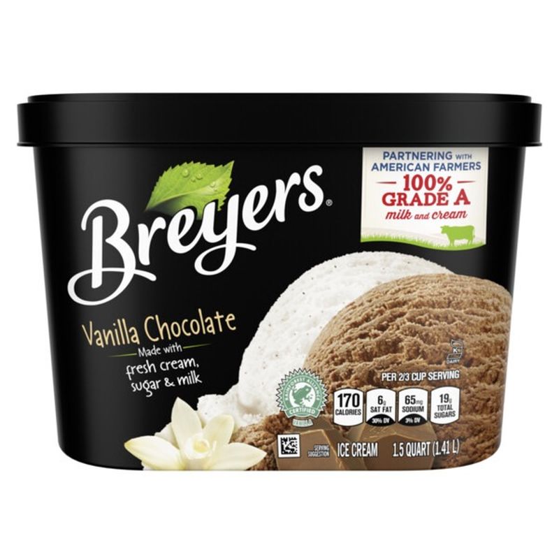 Breyers Ice Cream Vanilla Chocolate (48 oz) from Market ...