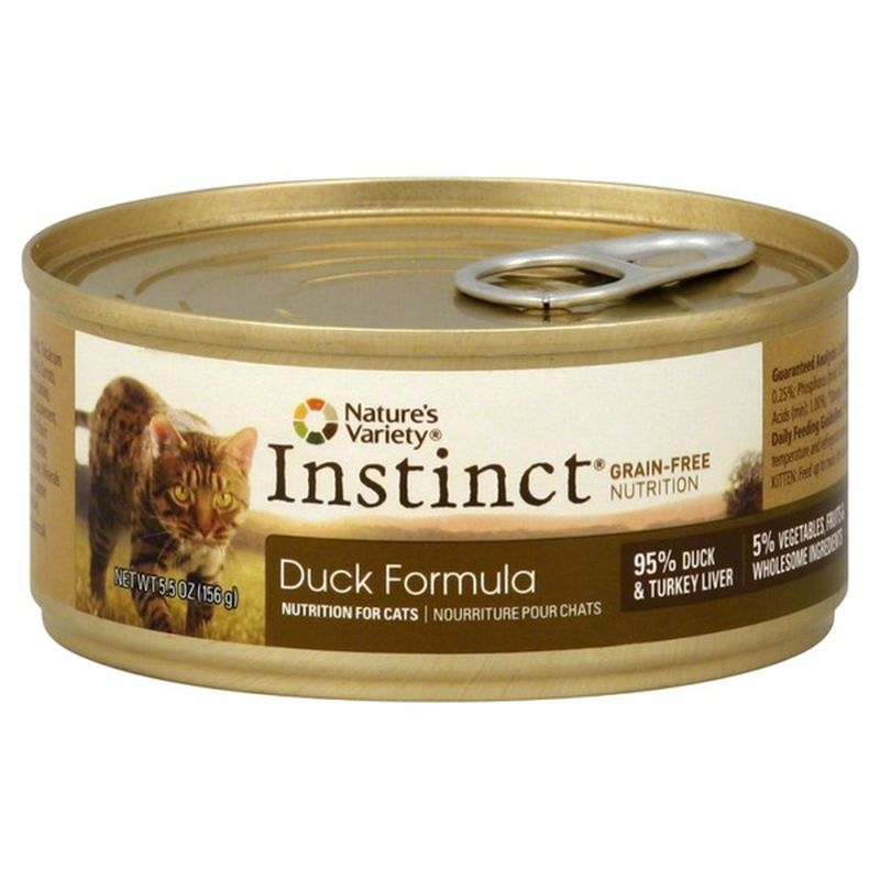 Instinct Original Real Duck Recipe GrainFree Wet Cat Food (5.5 oz