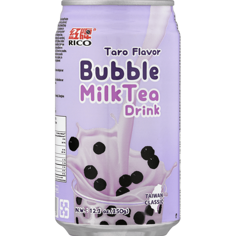 Ricos Bubble Milk Tea Drink Taro Flavor 123 Oz Instacart 8778