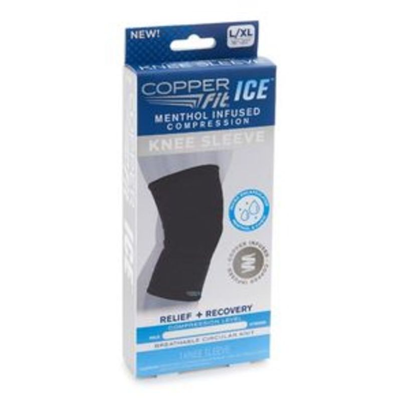 Copper Fit ICE Compression Knee Sleeve L/XL (1 each) Instacart