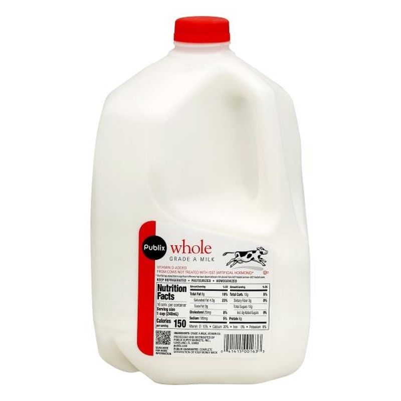 Publix Milk, Whole (1 gal) Instacart