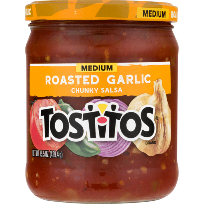 Tostitos Chunky Salsa Roasted Garlic Medium (15.5 Oz) Delivery Or ...