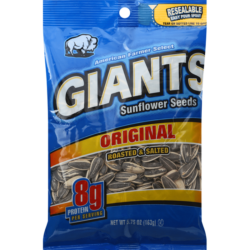 Giants Sunflower Seeds Original Roasted And Salted 575 Oz Instacart