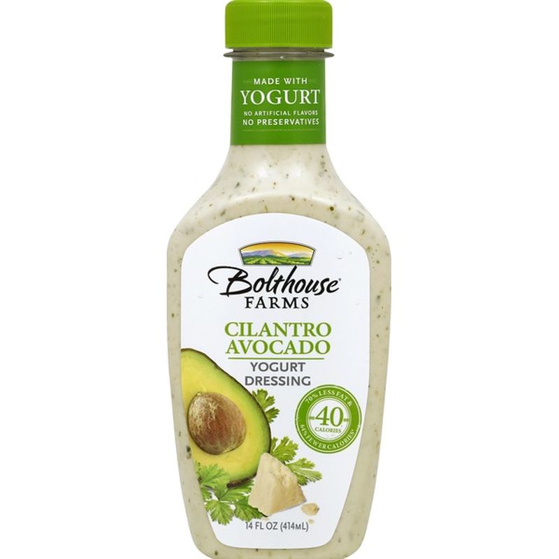 Bolthouse Farms Yogurt Dressing, Cilantro Avocado (14 fl oz) - Instacart