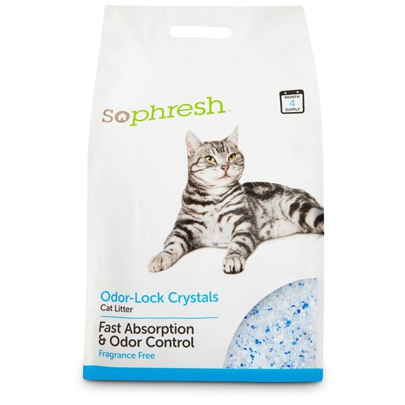 SoPhresh Odor Lock Crystal Cat Litter, Fragrance Free (15 lb) Instacart
