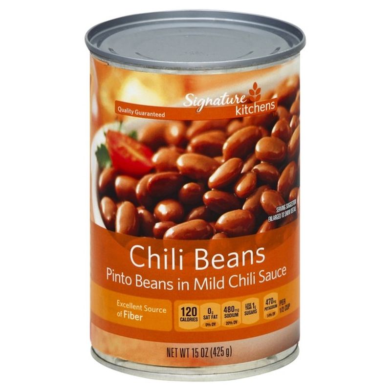 Signature Kitchens Chili Pinto Beans In Mild Sauce (15 oz) Instacart