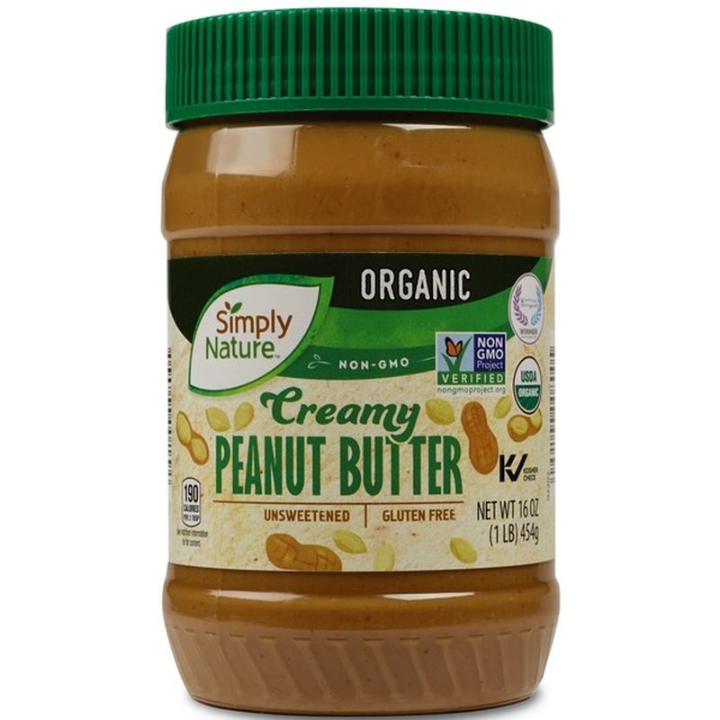 Simply Nature Organic Creamy Peanut Butter