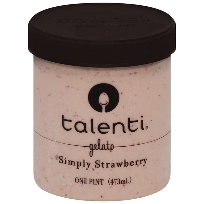 Talenti Gelato Simply Strawberry (1 pt) - Instacart