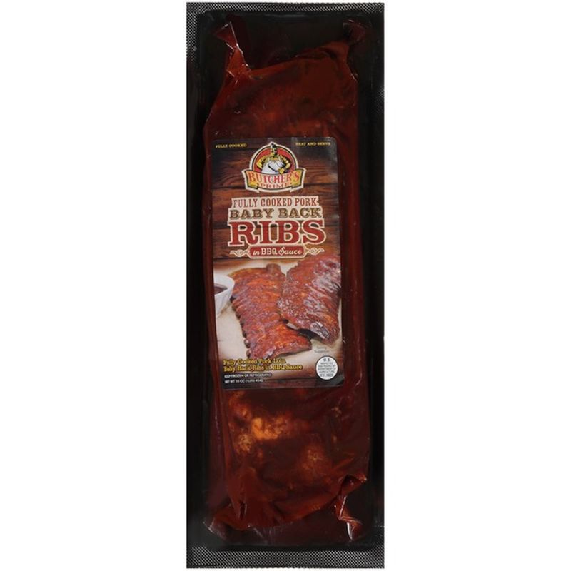 Butcher's Prime Ribs, Baby Back (16 oz) Instacart