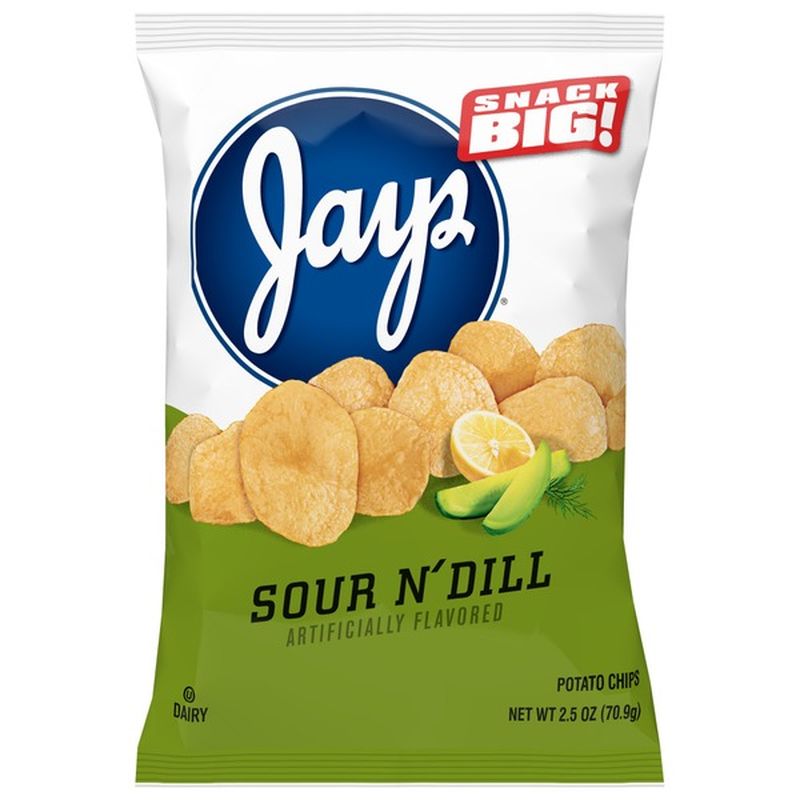 Jays® Sour N' Dill Potato Chips (2.5 oz) Instacart