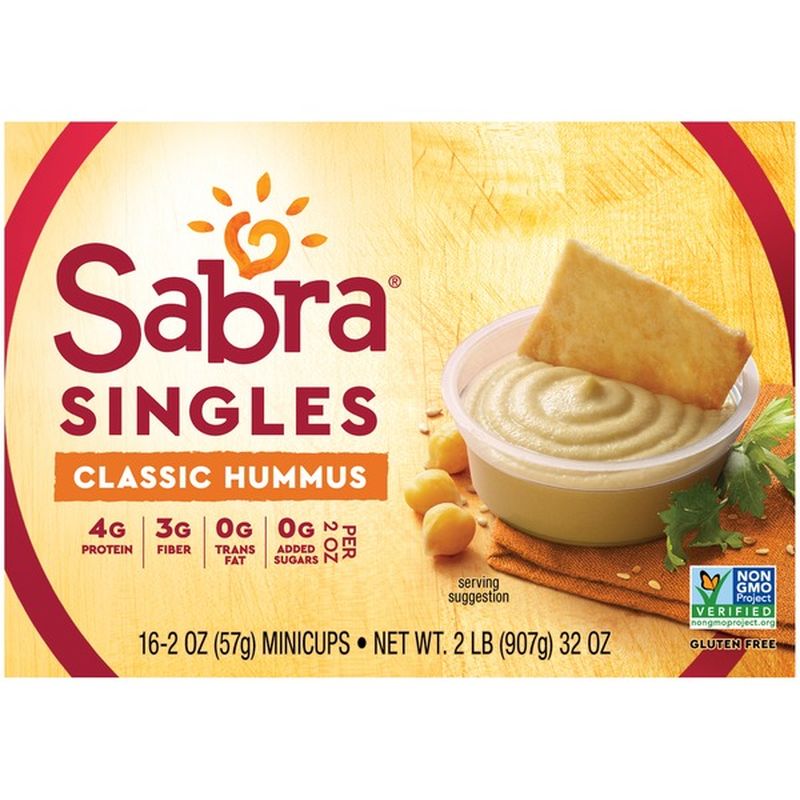 Sabra Classic Single Serve Hummus (2 oz) Instacart