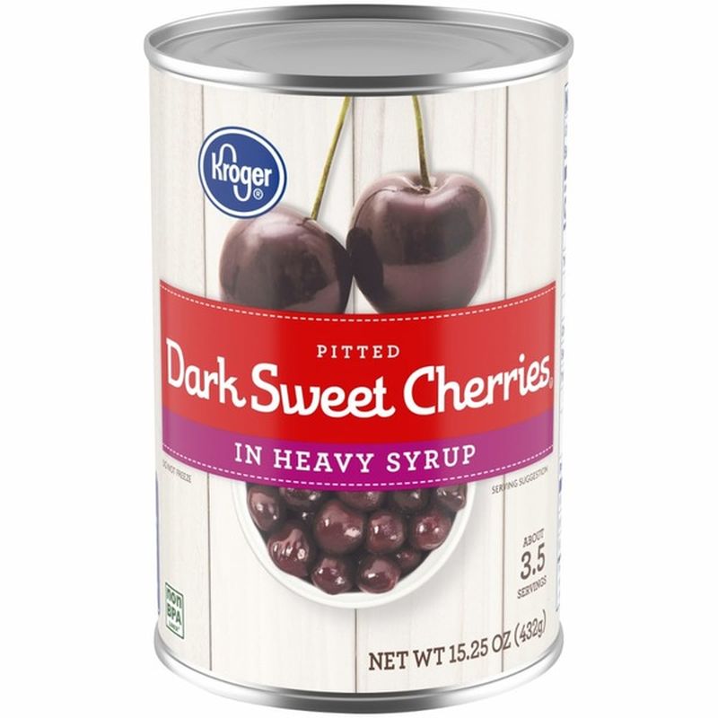 Kroger Dark Sweet Pitted Cherries In Heavy Syrup (14.5 oz) Instacart
