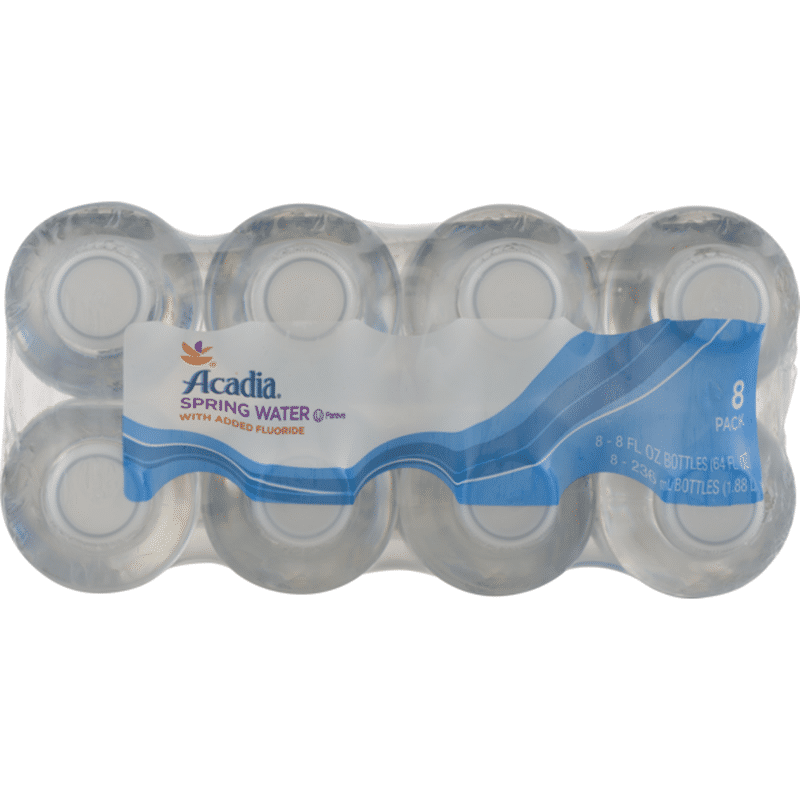 Acadia Natural Spring Water 8 PK (8 fl oz) from Stop & Shop Instacart