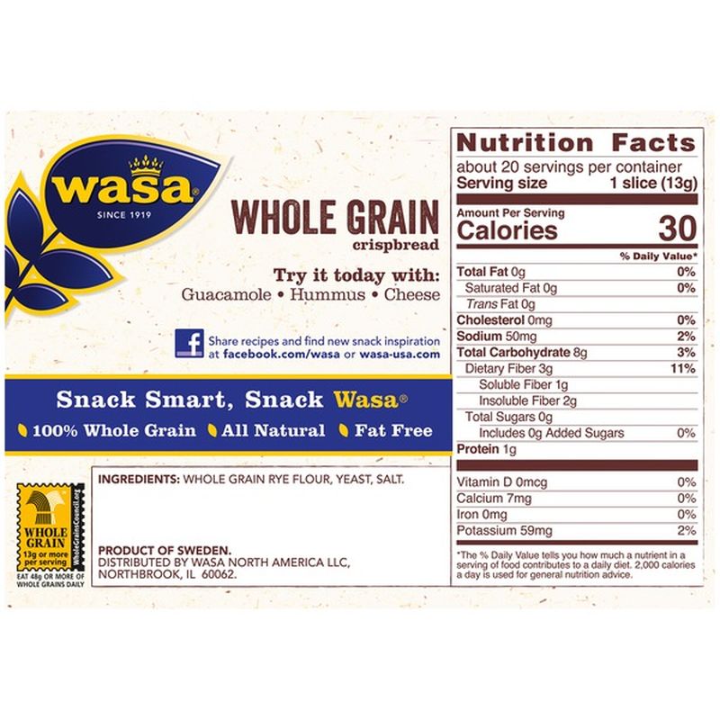 Wasa® Sesame Whole Grain Crispbread