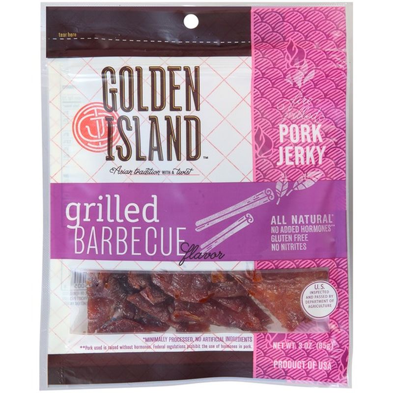 Golden Island Grilled BBQ Pork Jerky, 3 oz. (3 oz) Instacart