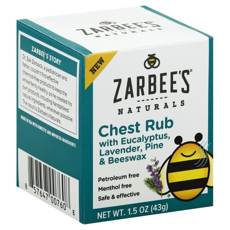 zarbee's vapor rub