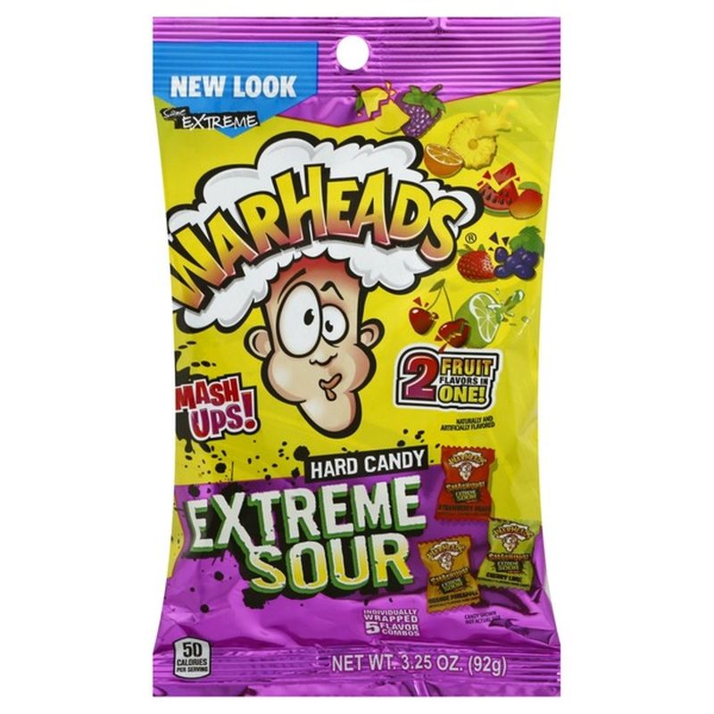 Warheads Hard Candy, Extreme Sour, Smashups (3.25 oz) Instacart