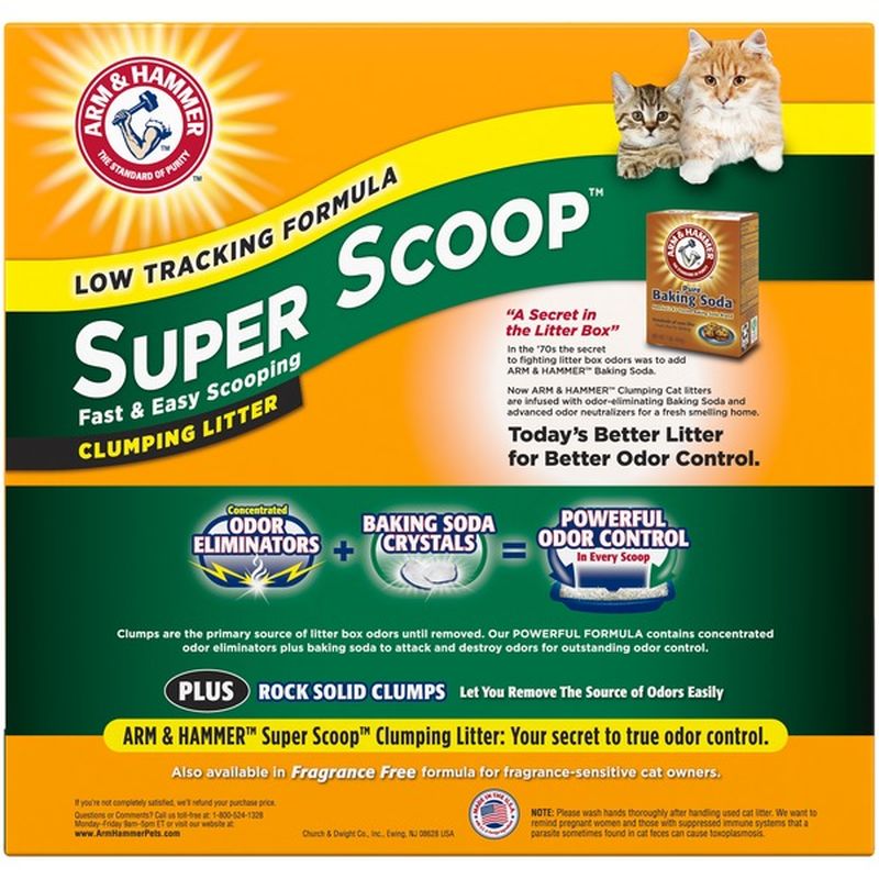 Arm & Hammer Super Scoop Clumping Litter Fresh Scent, (20 lb) Instacart
