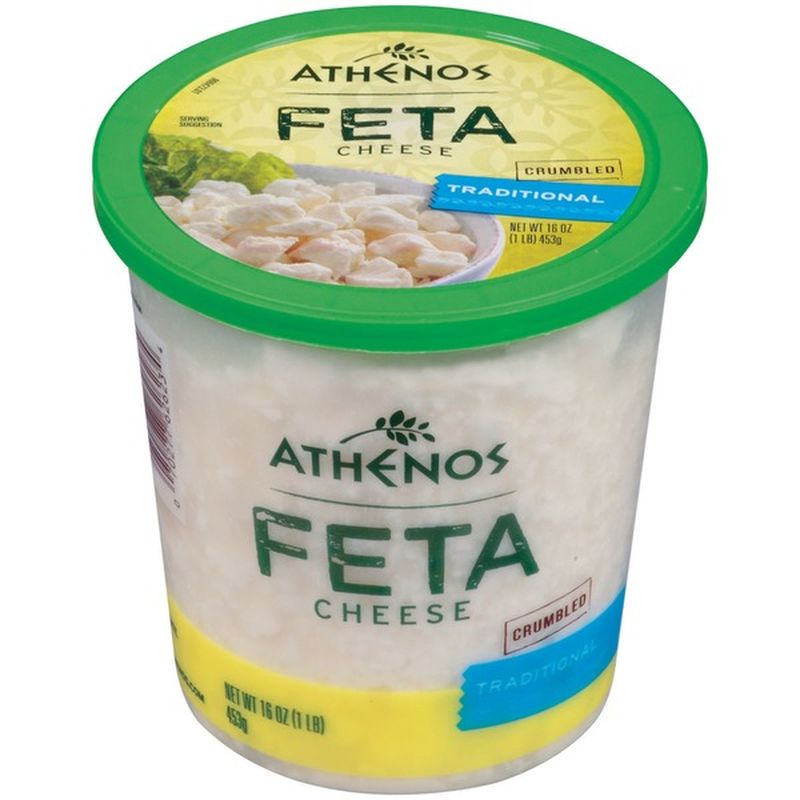 Athenos Crumbled Traditional Feta Cheese (16 oz) Instacart