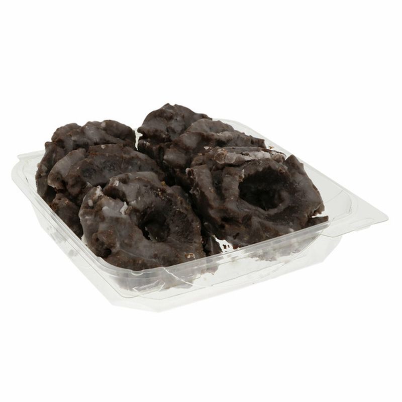 H-E-B Old Fashioned Chocolate Glazed Donuts