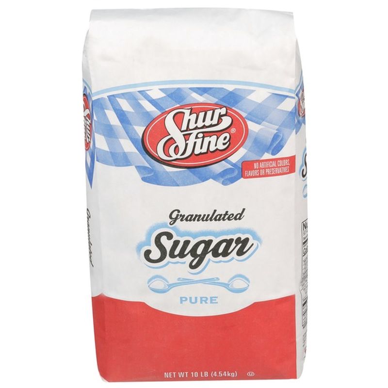 Shurfine Pure Granulated Sugar (10 lb) Delivery or Pickup Near Me ...