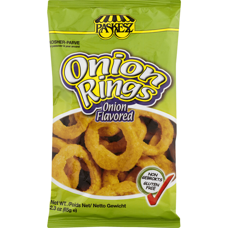 Paskesz Onion Rings, Gluten Free (2.3 oz) Instacart