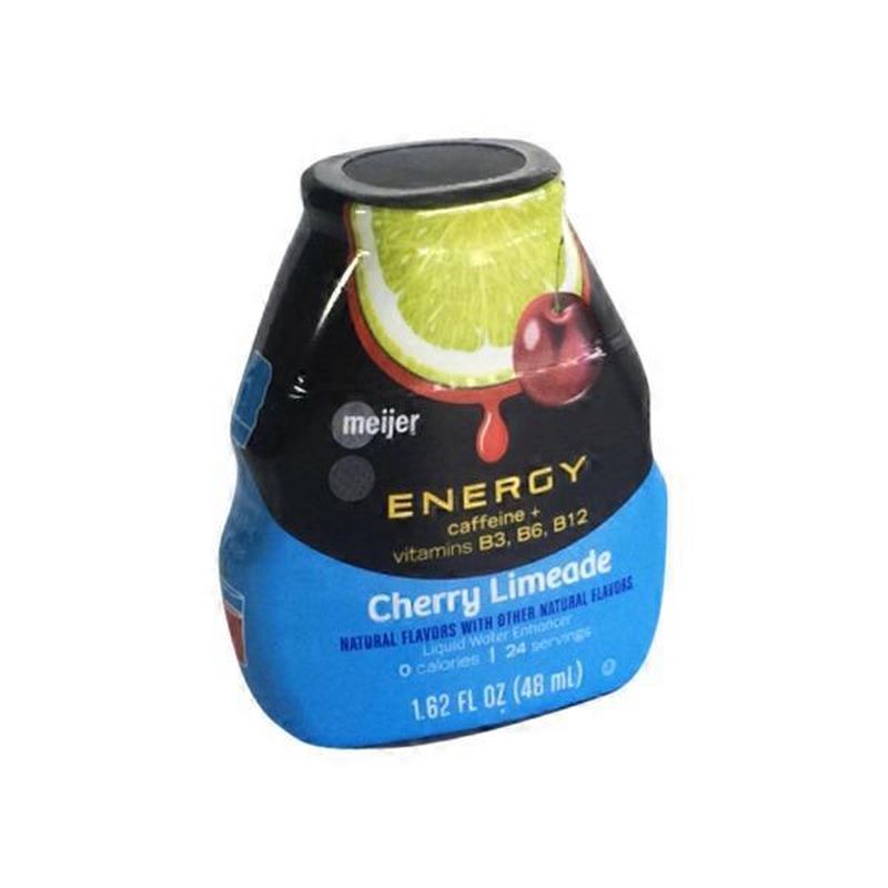 Meijer Energy Cherry Limeade Liquid Water Enhancer (1.62 fl oz) Instacart