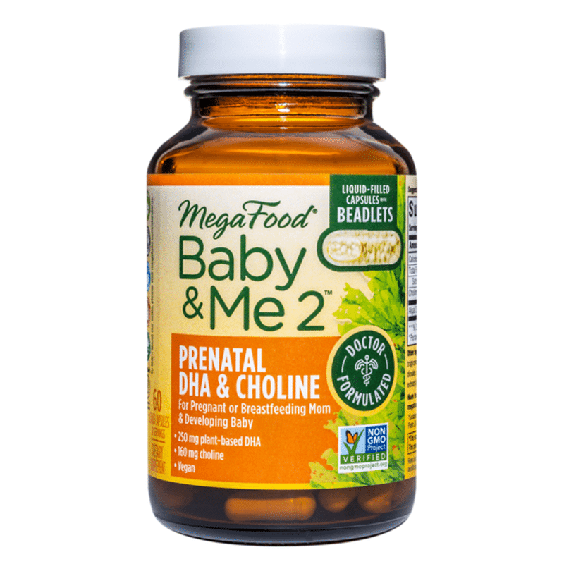 MegaFood Baby & Me 2 Prenatal DHA & Choline (60 Capsule) Instacart