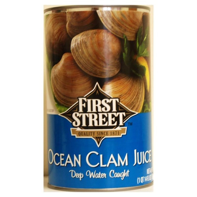First Street Ocean Clam Juice (46 oz) Instacart