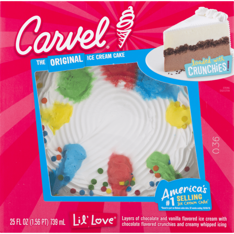 Carvel Ice Cream Cake Lil Love 25 Fl Oz Instacart 