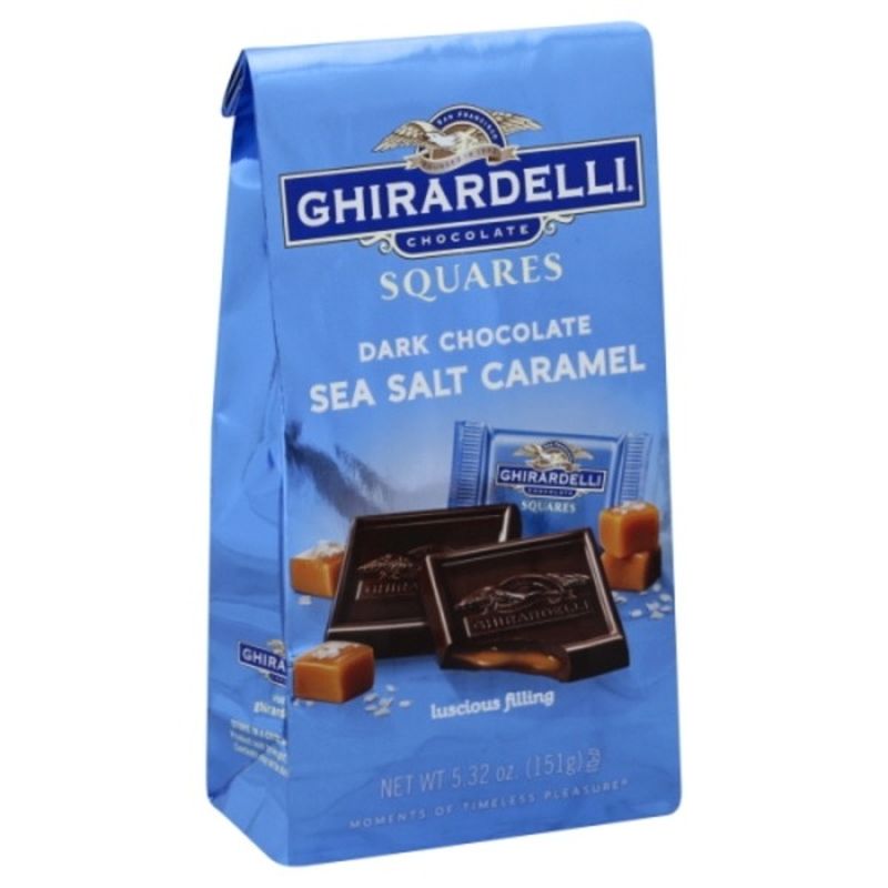 Ghirardelli Dark Chocolate, Sea Salt Caramel (5.32 oz) from Wegmans Instacart