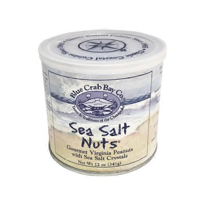 Blue Crab Bay Co. Sea Salt Nuts (12 oz) Instacart