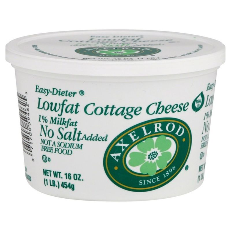 Axelrod Low Fat No Salt Cottage Cheese (16 oz) - Instacart